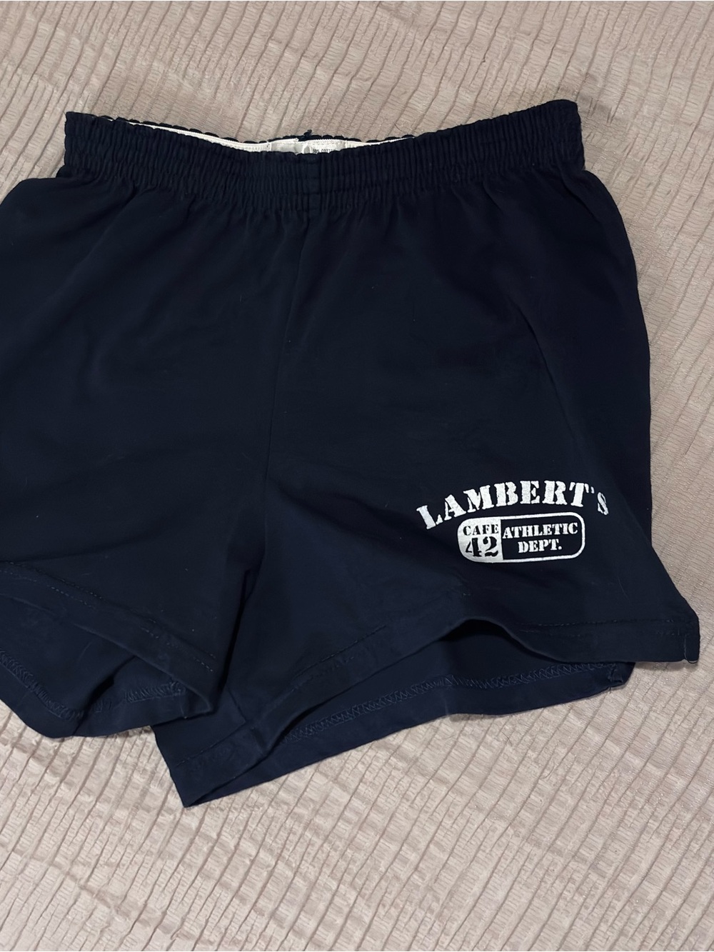 Early 2000s Lambert’s Cafe Athletic Shorts with 'Hot Buns' Print - Picture 3 of 6